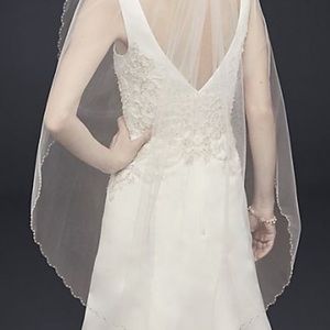 David’s Bridal Beaded Wedding Veil